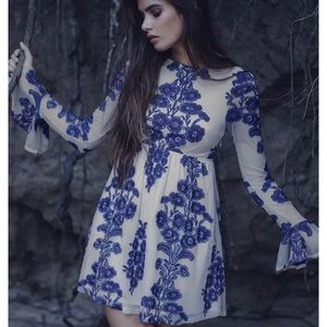 For Love and Lemons Temecula blue dress
